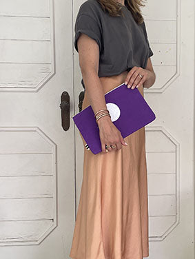Pochette Adorée Aubergine NEW